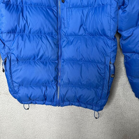 L.L.Bean Mens Goose Down Insulated Puffer Jacket M Blue Winter Warm Outerwear - Picture 7 of 11